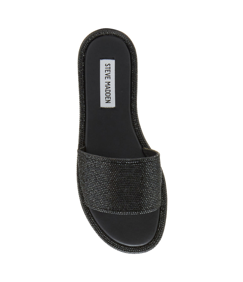 Achieve Women's Black Flat Sandals - view 5