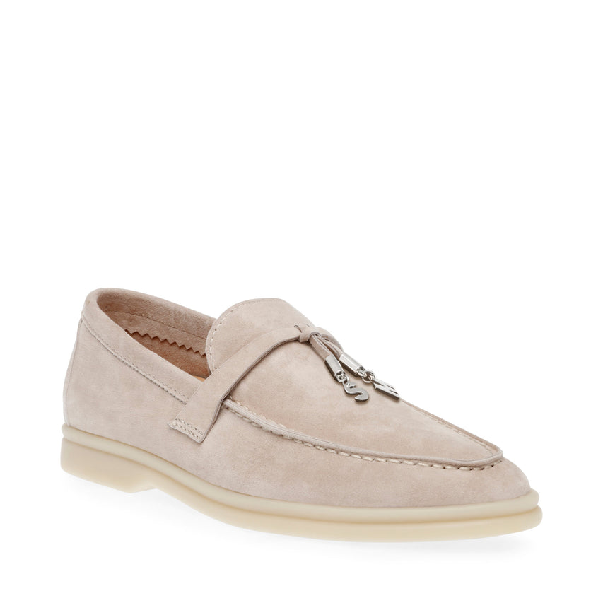 Portland Women's Bone Suede Loafers