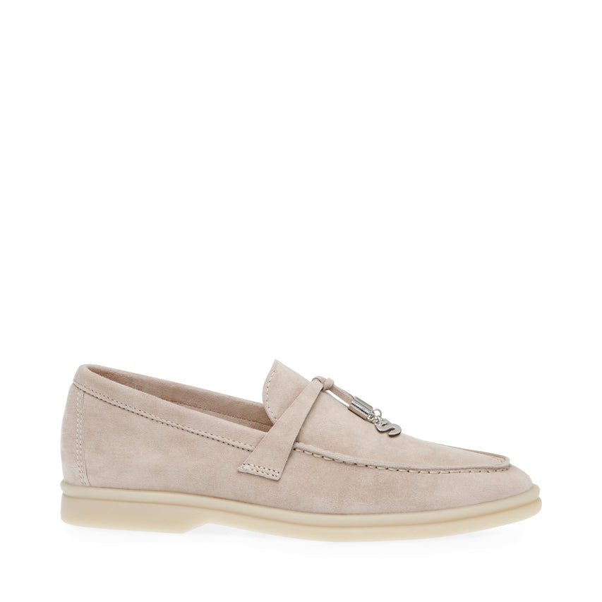 Portland Women's Bone Suede Loafers - view 6