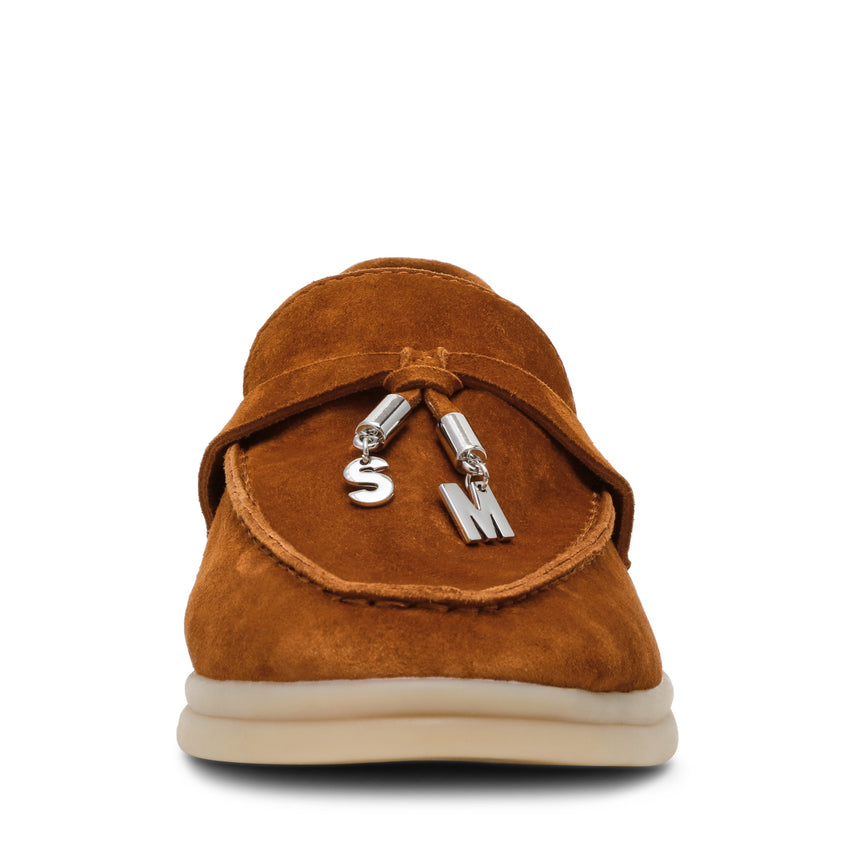 Portland Women's Cognac Suede Loafers - view 3