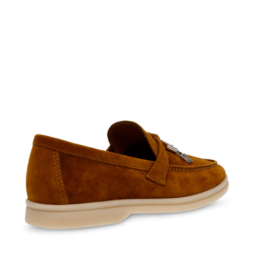 Portland Women's Cognac Suede Loafers - view 4