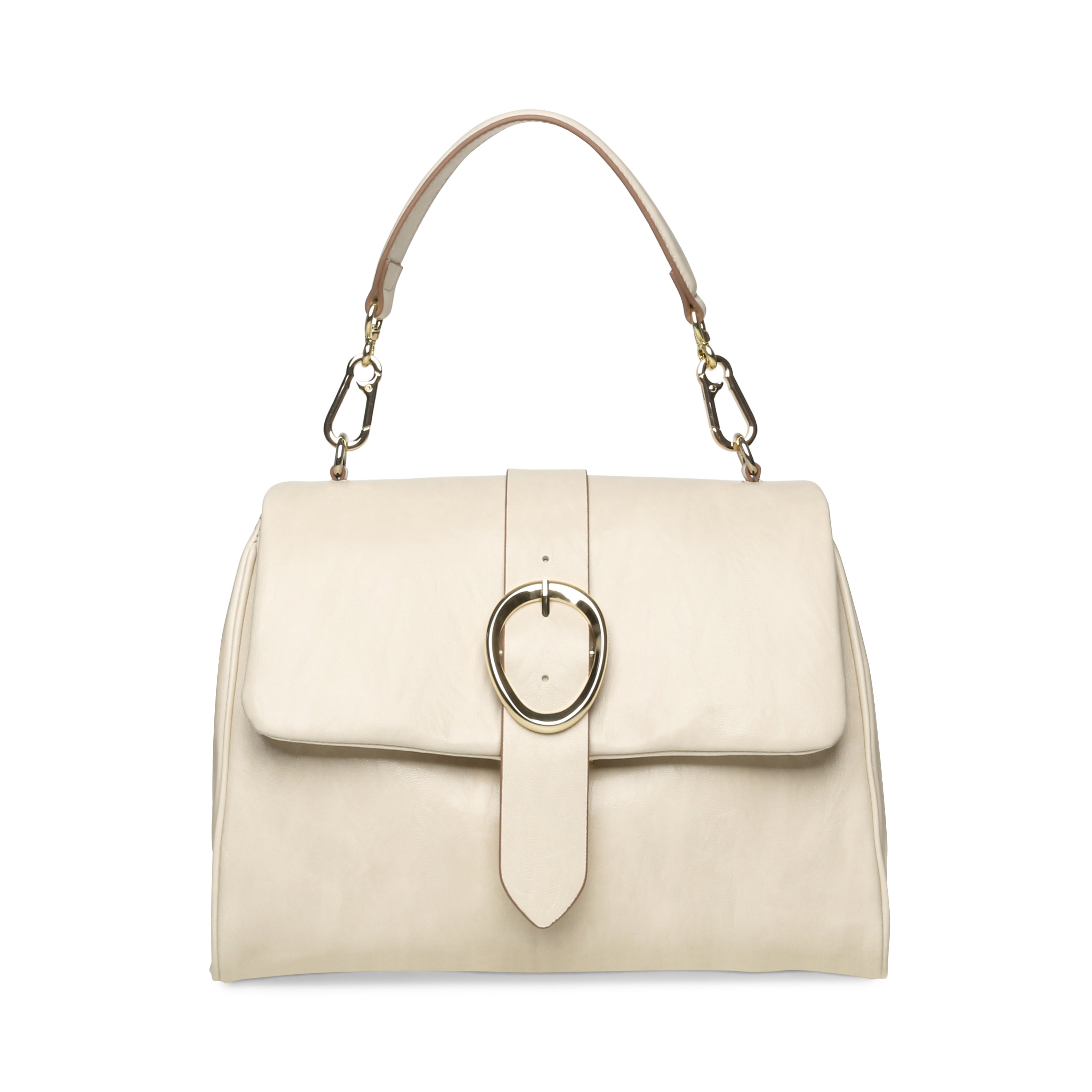 Bengine Women's Bone/Gold Satchel Bag