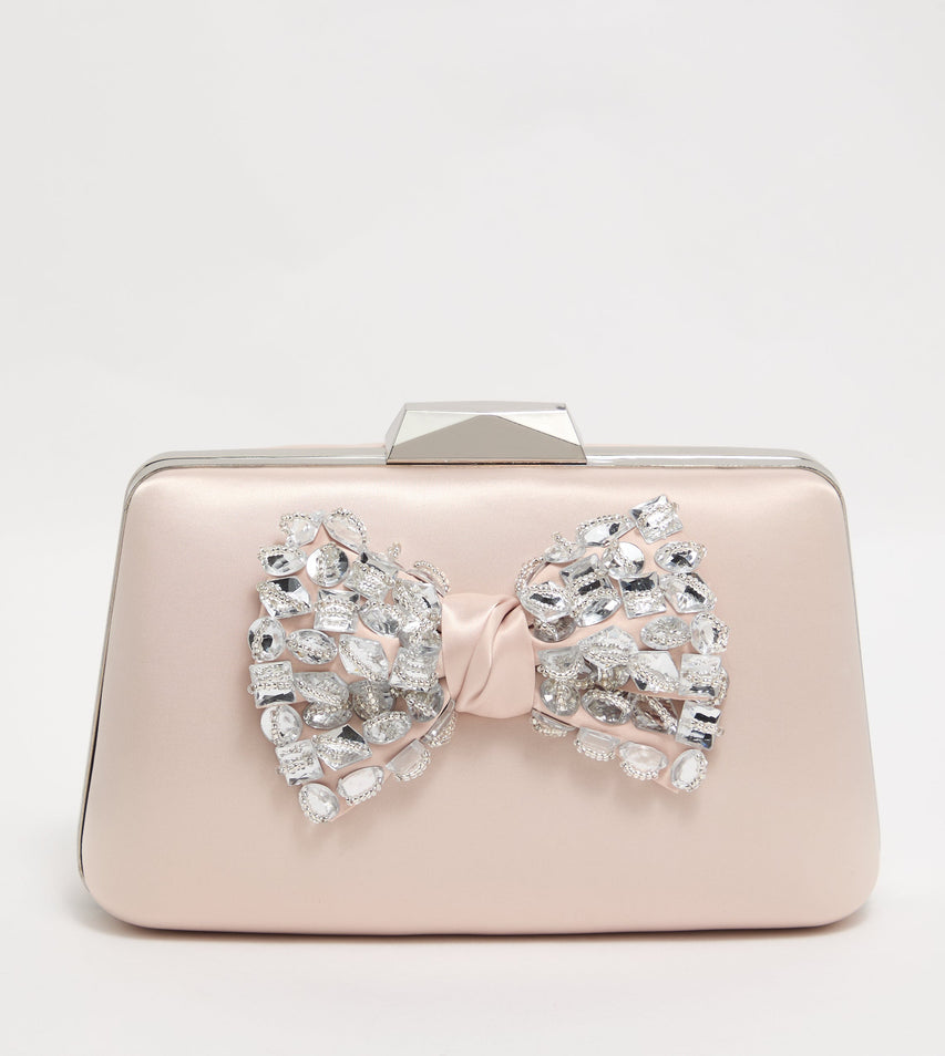 Bsloan Women's Champagne Clutch