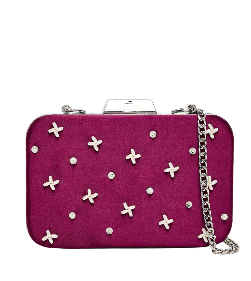 Nour Women's Plum Clutch
