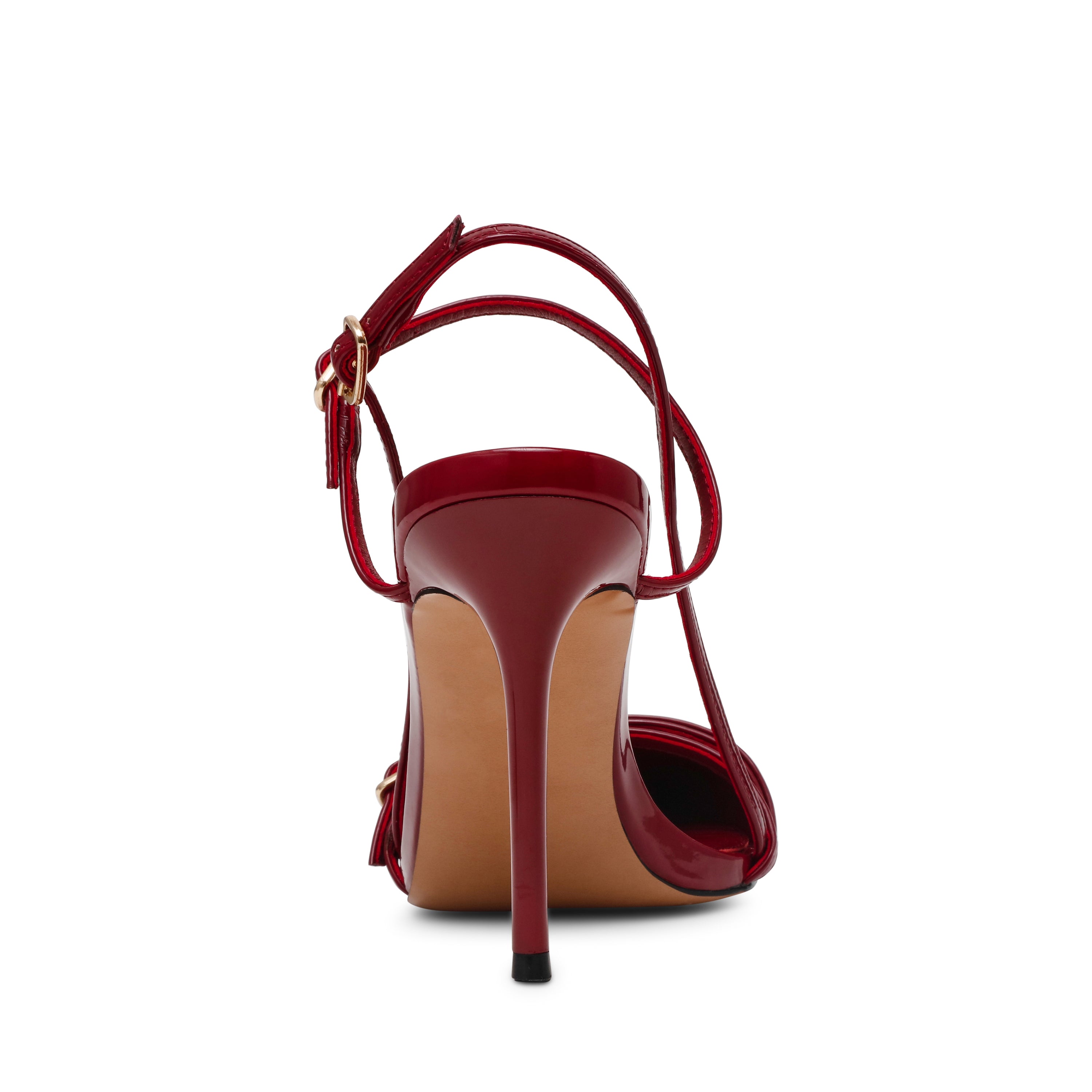 DEAGAN WINE PATENT HEELS - view 4