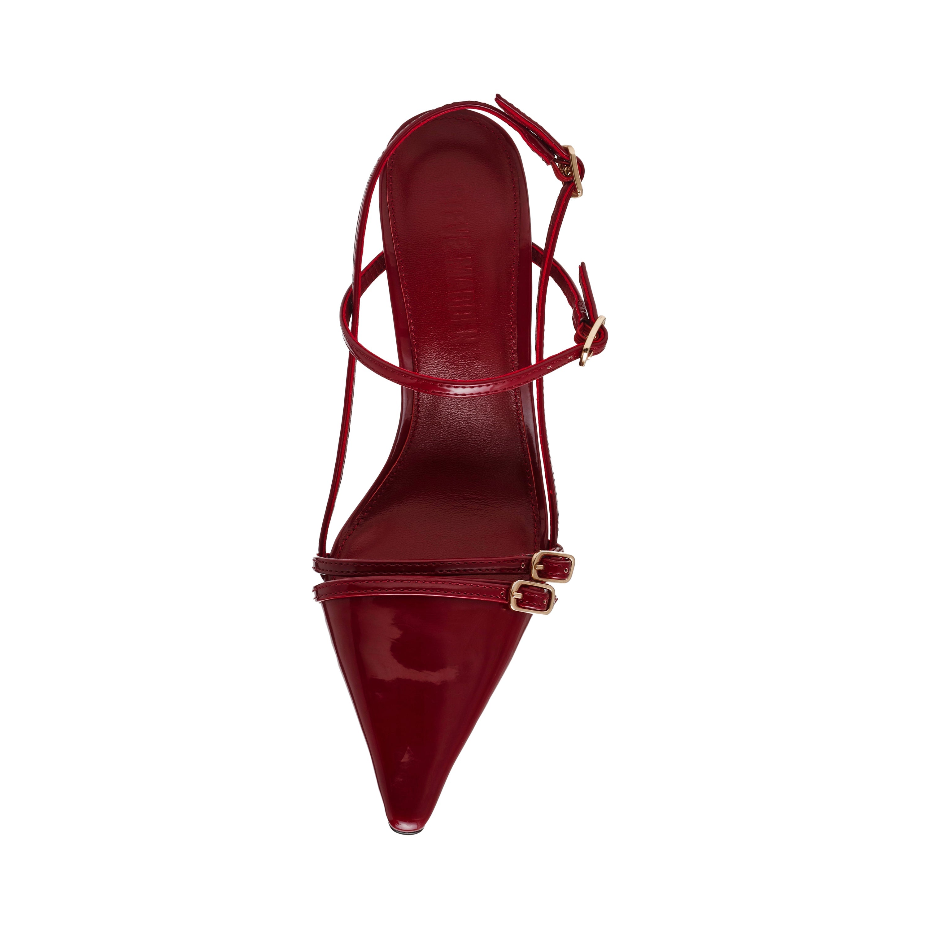 DEAGAN WINE PATENT HEELS - view 5