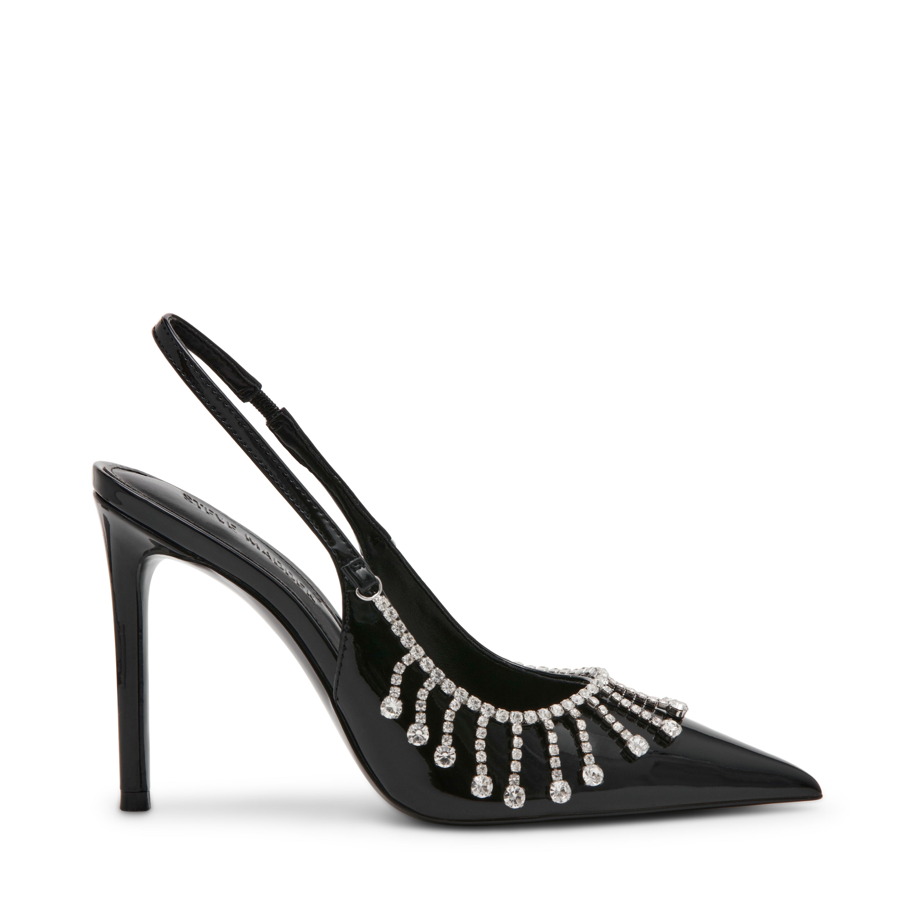 Thrill Women's Grey Patent Heels