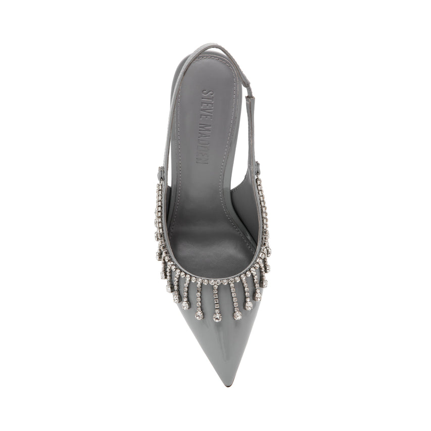 Thrill Women's Grey Patent Heels - view 4