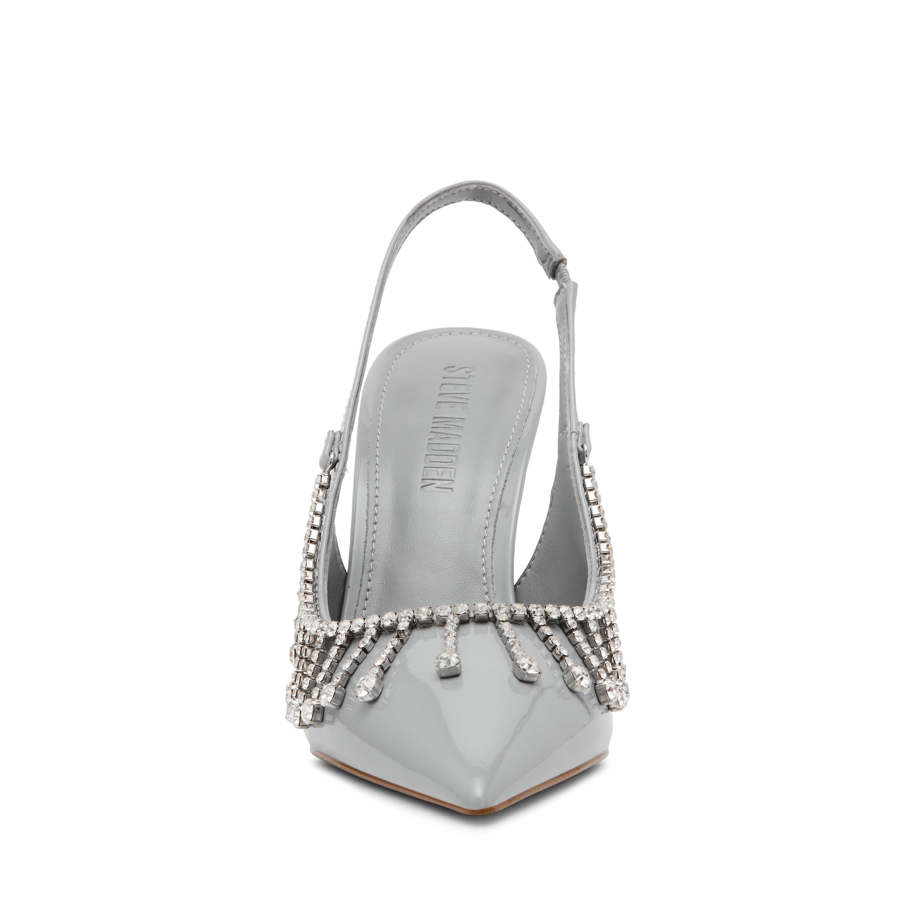 Thrill Women's Grey Patent Heels - view 2