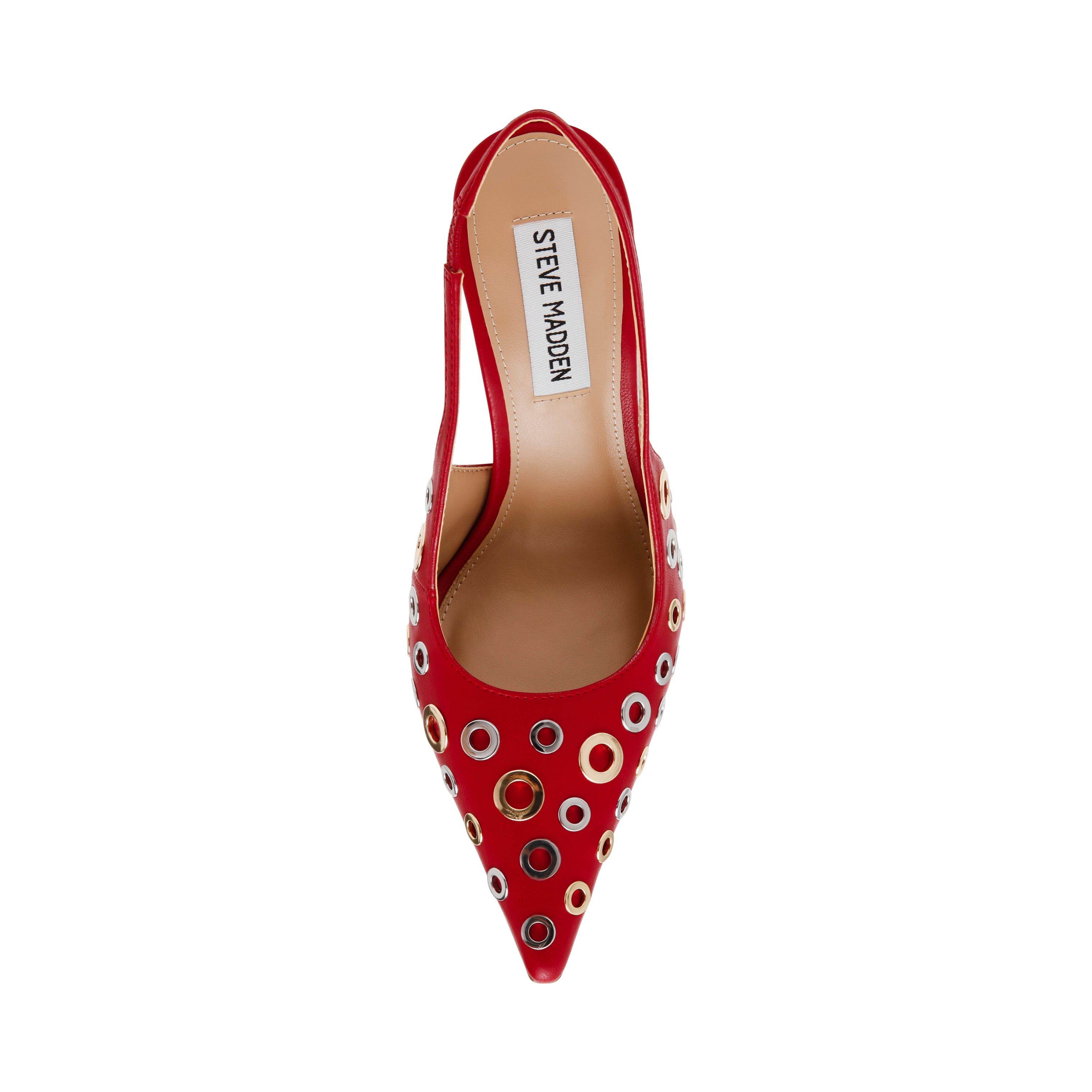 ALCHEMY RED/SILVER GOLD HEELS - view 2