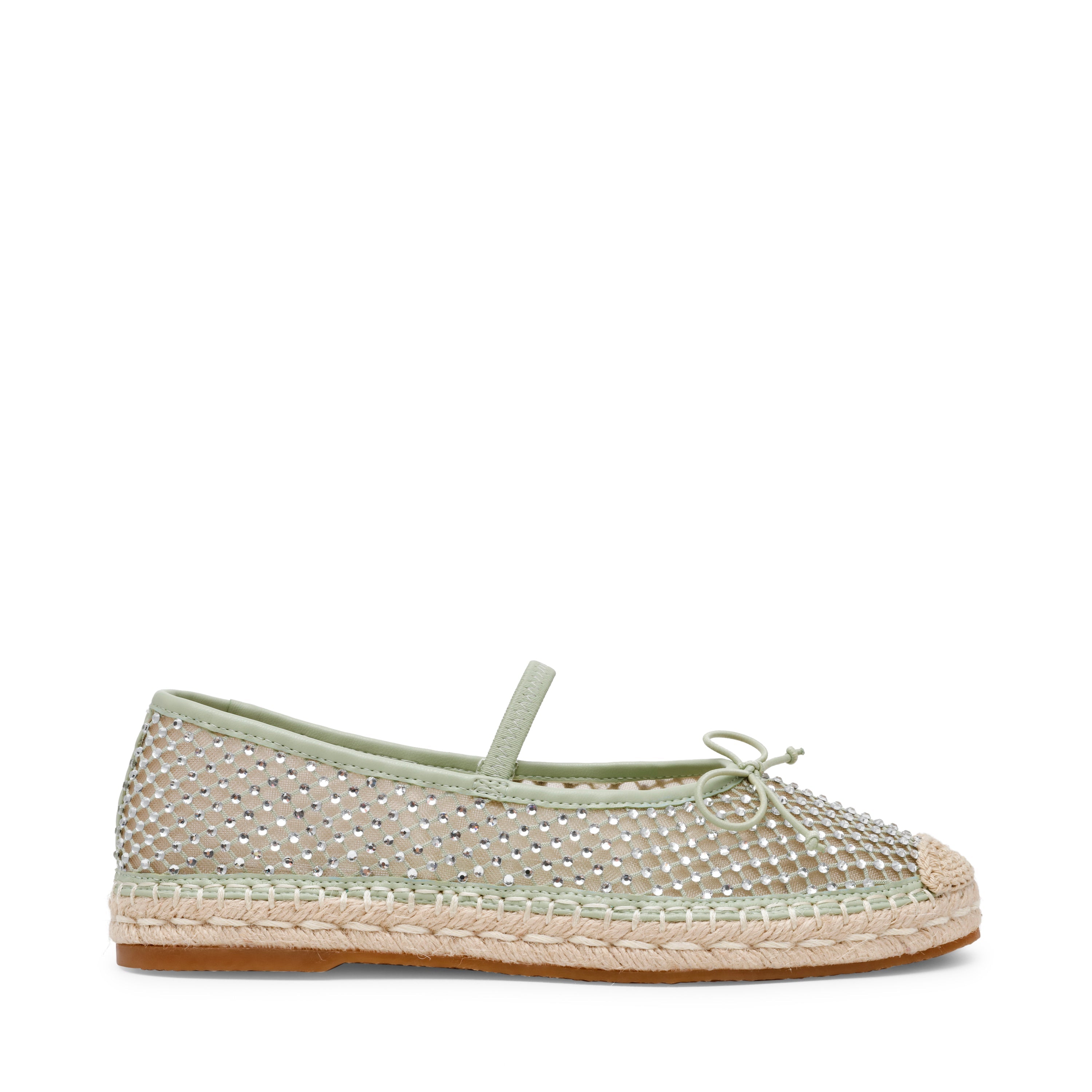 Tobago-R Women's Lime Mesh Ballet Flats
