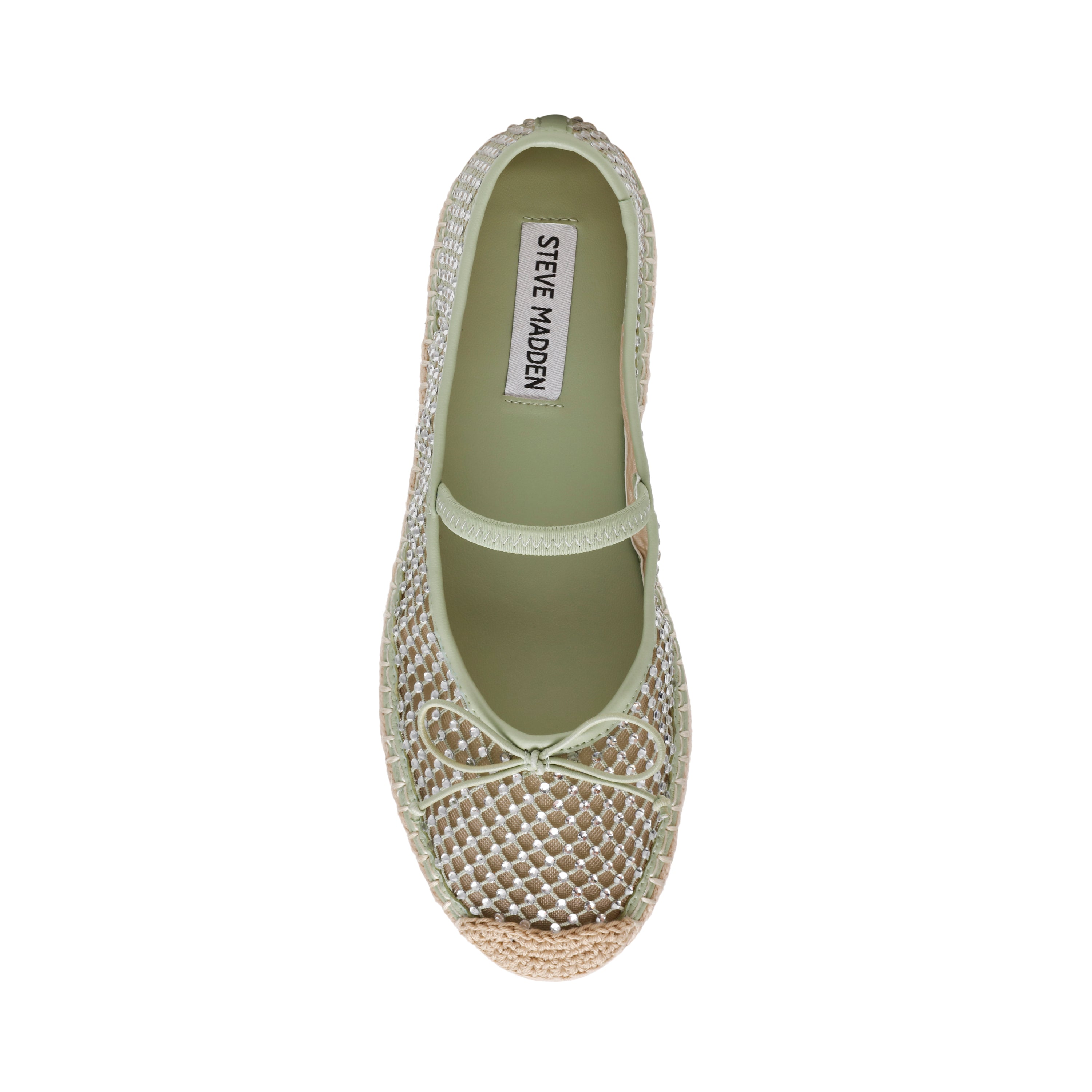 Tobago-R Women's Lime Mesh Ballet Flats - view 5