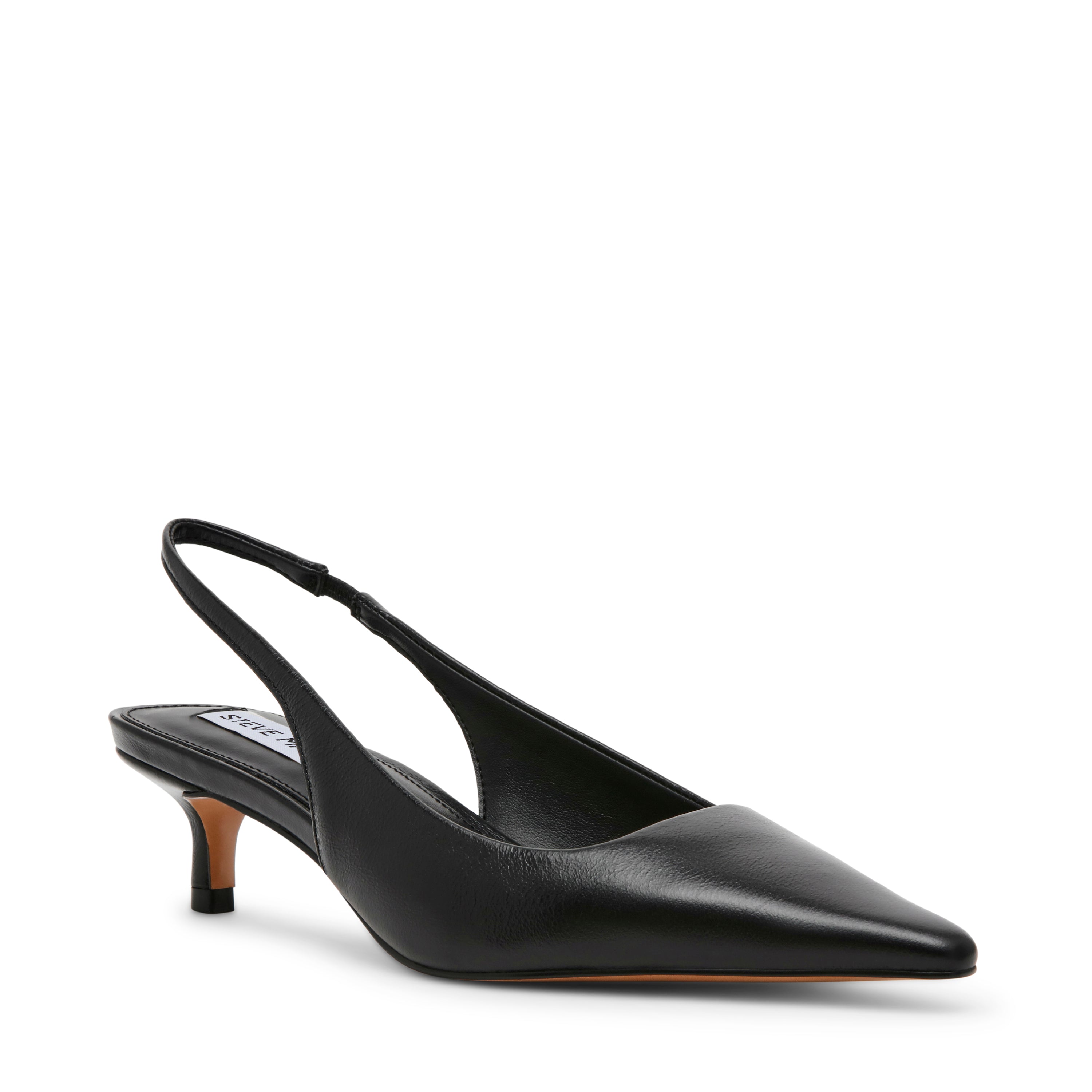 KARI BLACK PARIS LEATHER HEELS