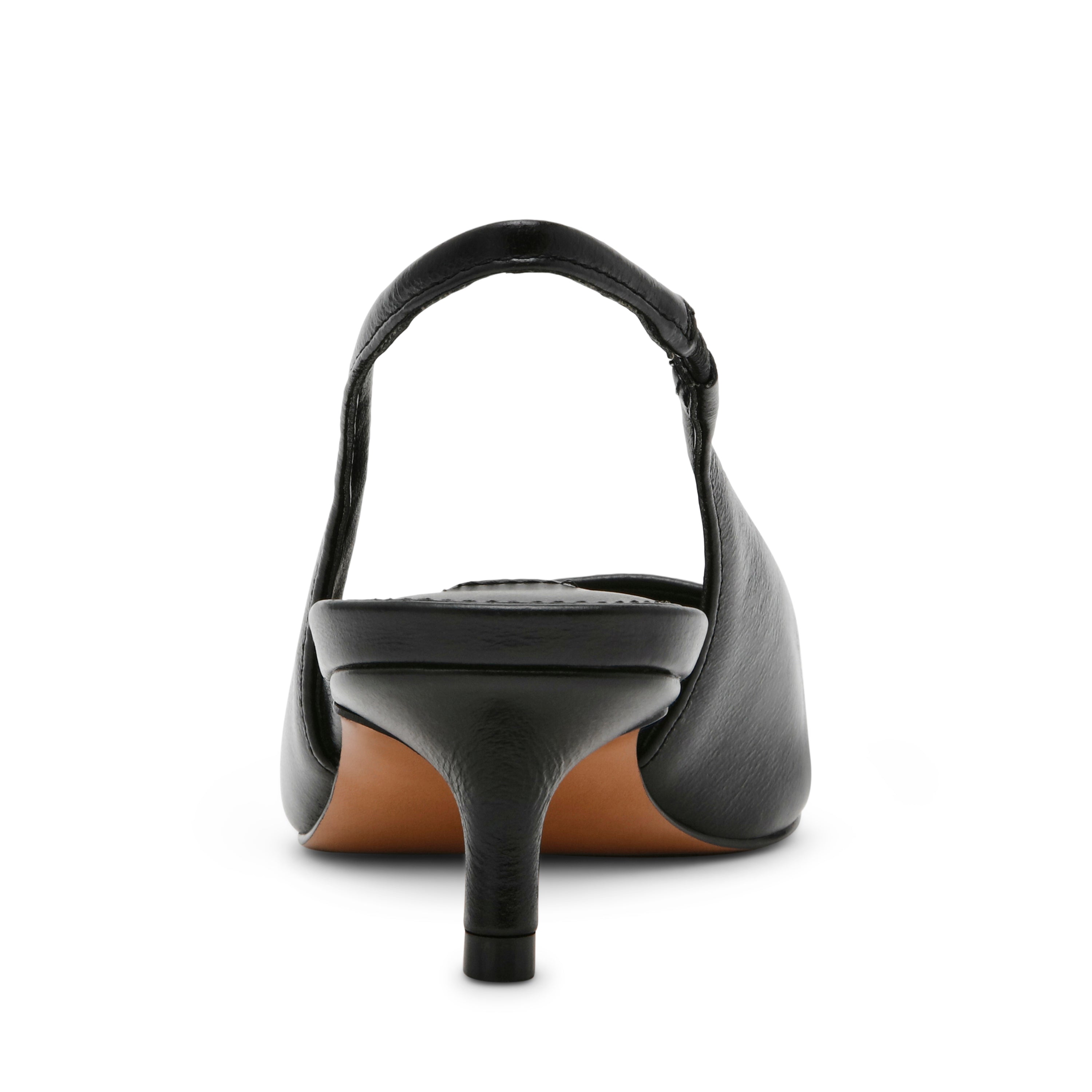 KARI BLACK PARIS LEATHER HEELS - view 3