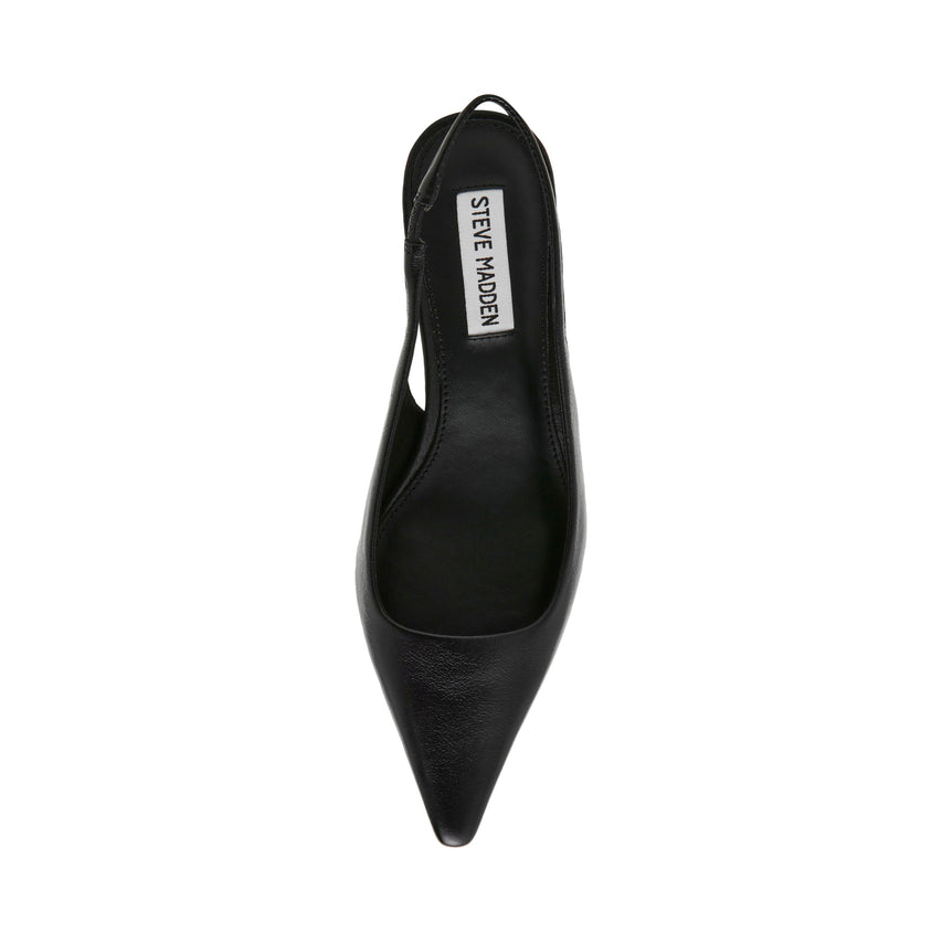 KARI BLACK PARIS LEATHER HEELS - view 6
