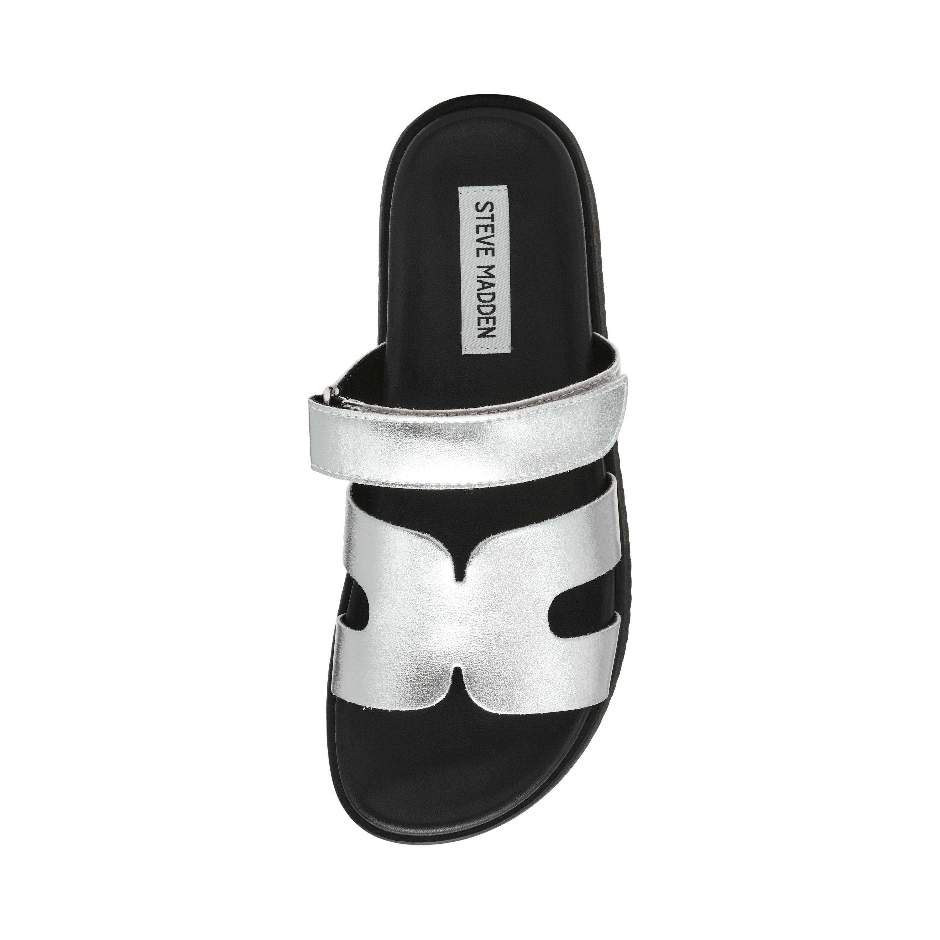 Missile Women's Black/Silver Flat Sandals - view 4