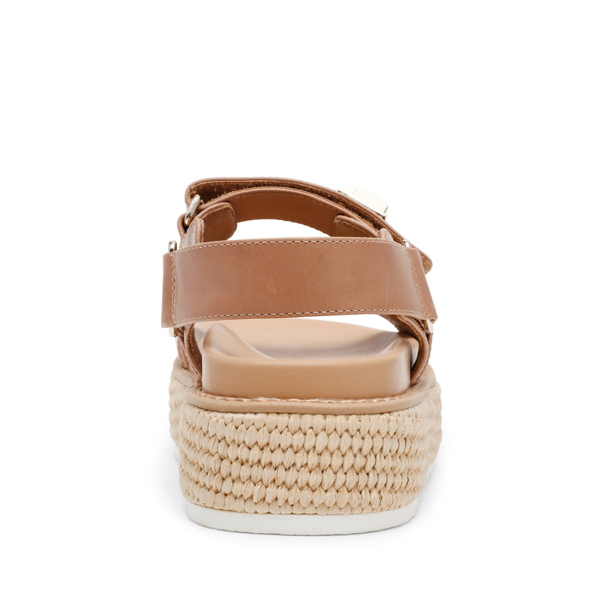Bigmona Women's Natural Leather Flat Sandals - view 3