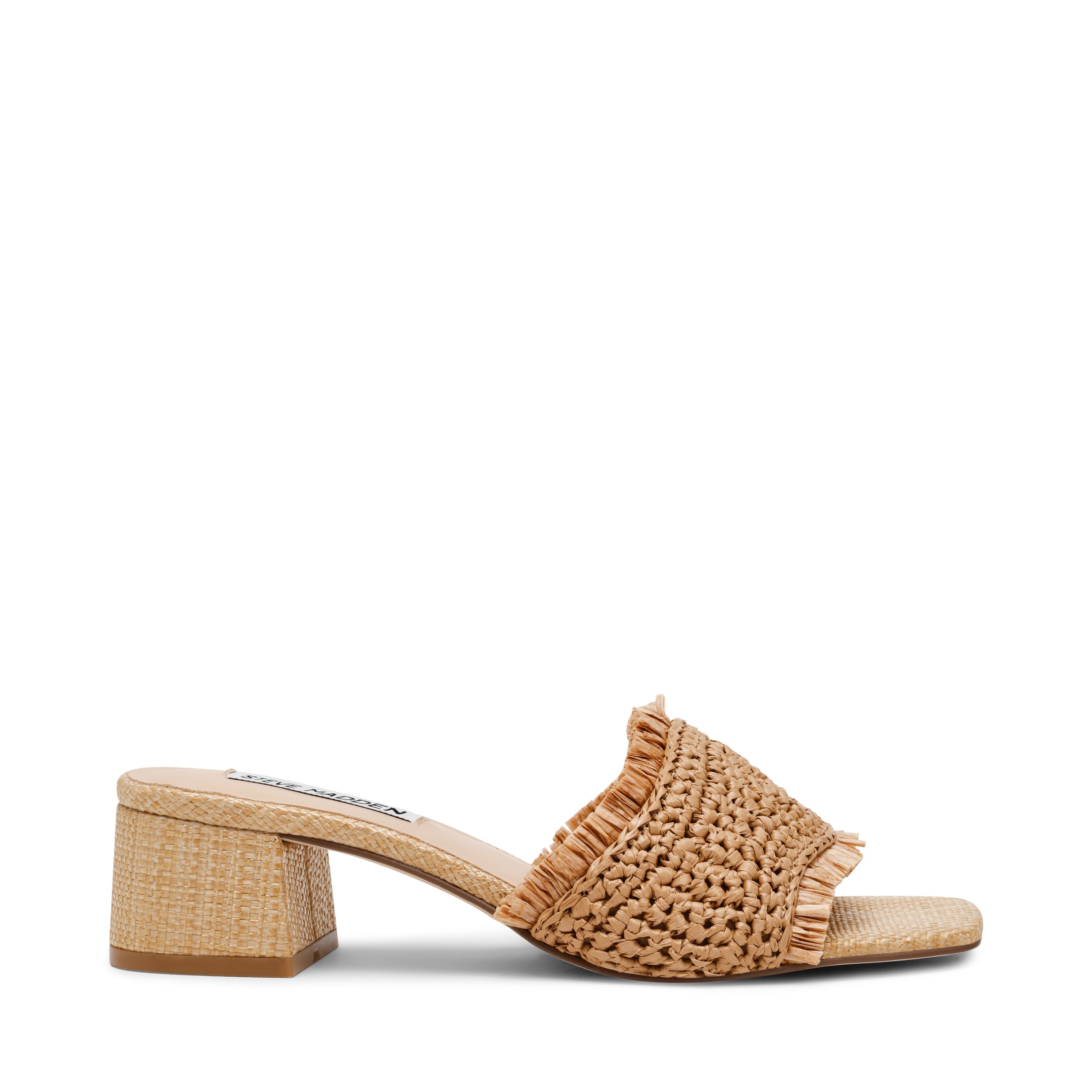 CIENEGA TAN RAFFIA HEELS