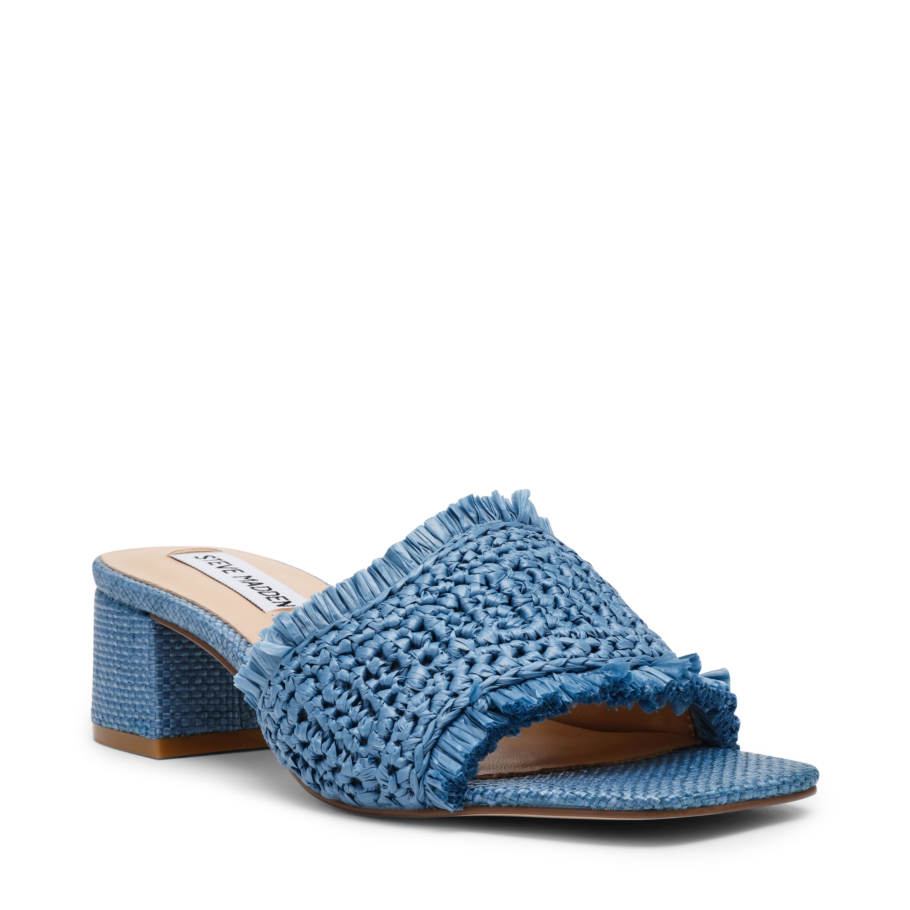 Cienega Women's Denim Raffia Heels - view 2