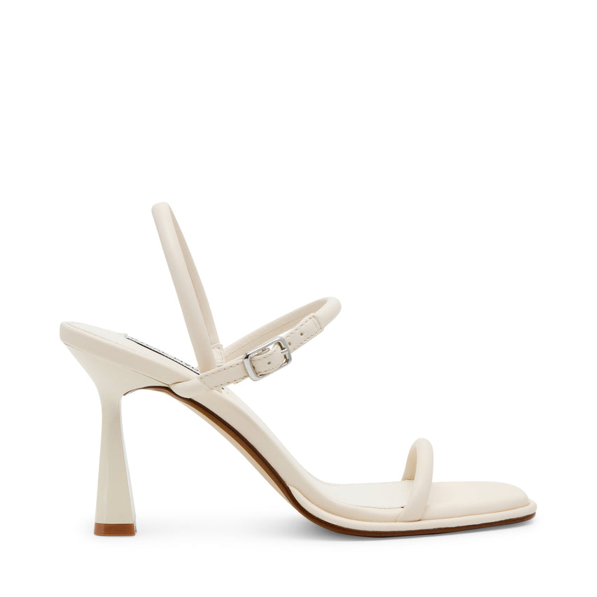ZENN BONE LEATHER HEELS