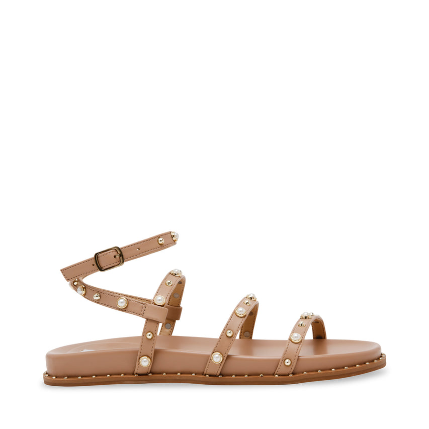 Stormie Women's Tan Flat Sandals