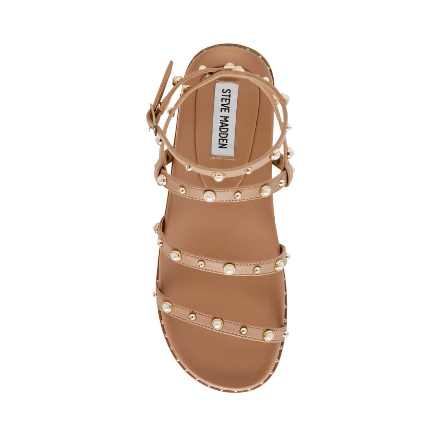 Stormie Women's Tan Flat Sandals - view 3