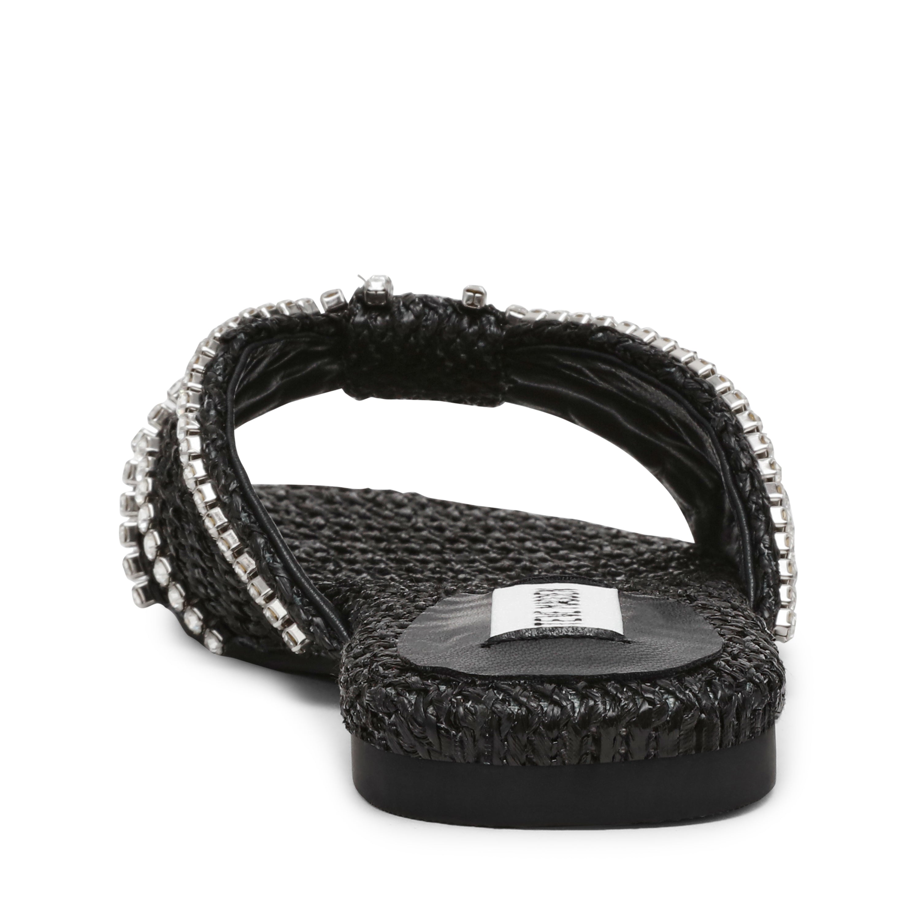 Mirah Women's Black Raffia Flat Sandals - view 4