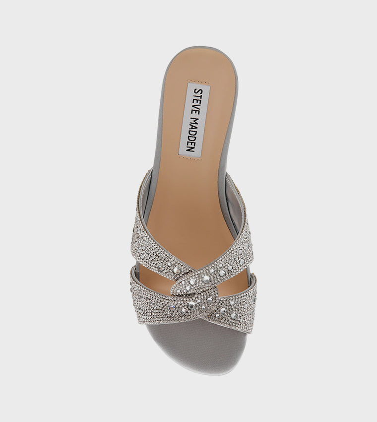 MUSA SILVER FLAT SANDALS - view 4