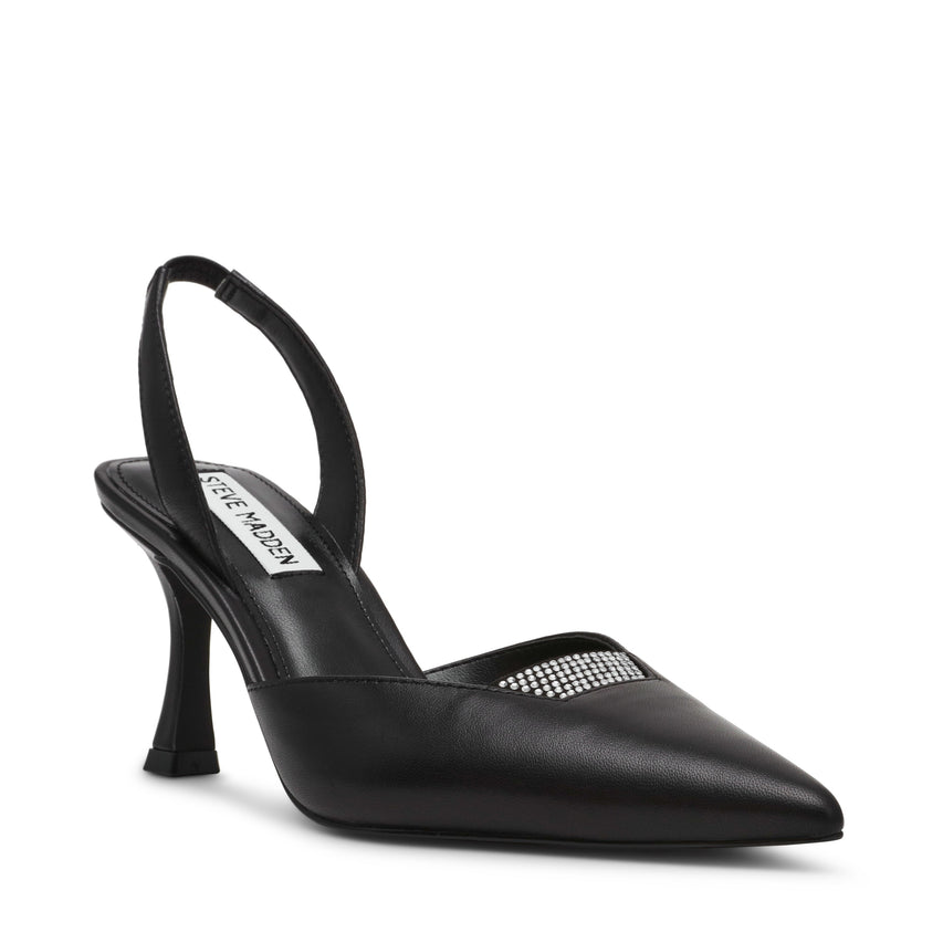 Yala Women's Black Leather Heels - view 2