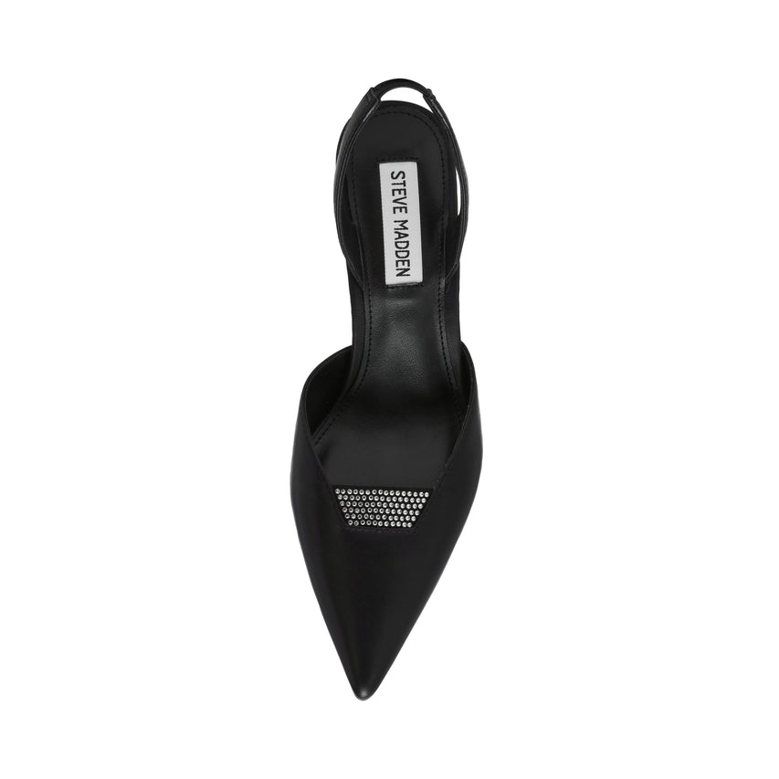 Yala Women's Black Leather Heels - view 4