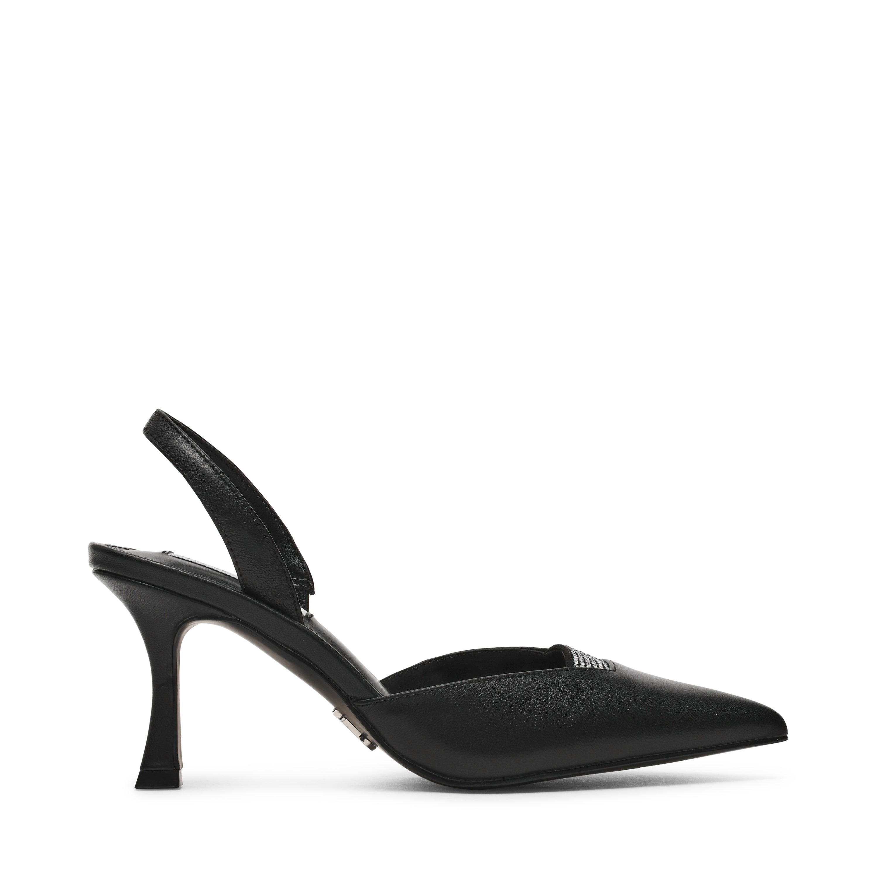 Yala Women's Black Leather Heels