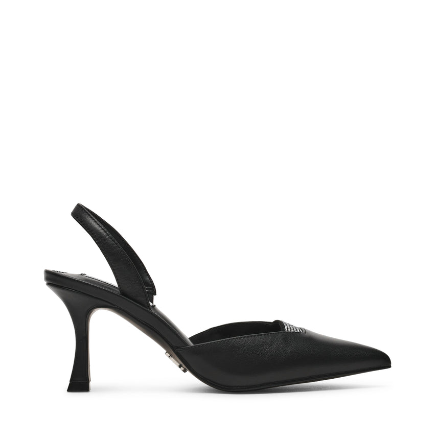 Yala Women's Black Leather Heels