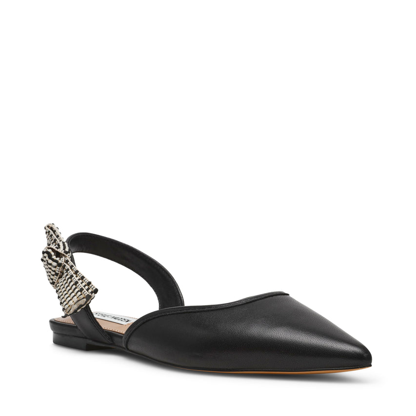 Landfall Women's Black Leather Ballet Flats - view 2