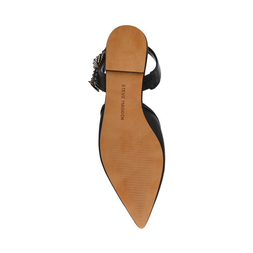 Landfall Women's Black Leather Ballet Flats - view 6