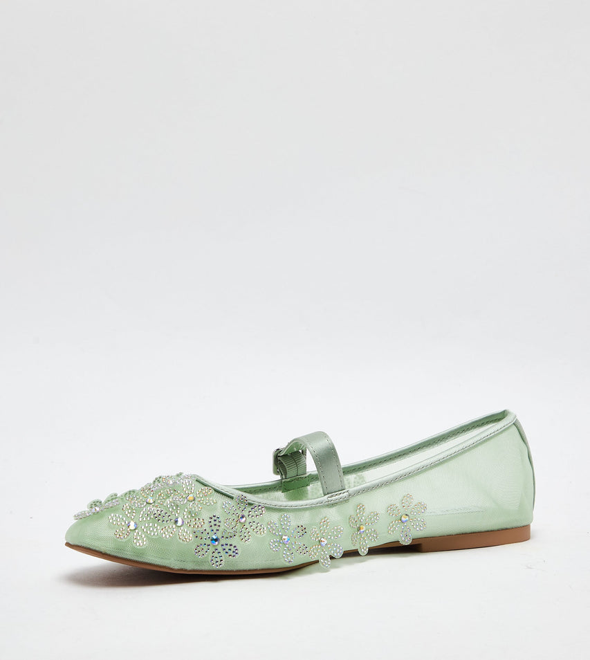 Wildlife Women's Green Ballet Flats - view 3