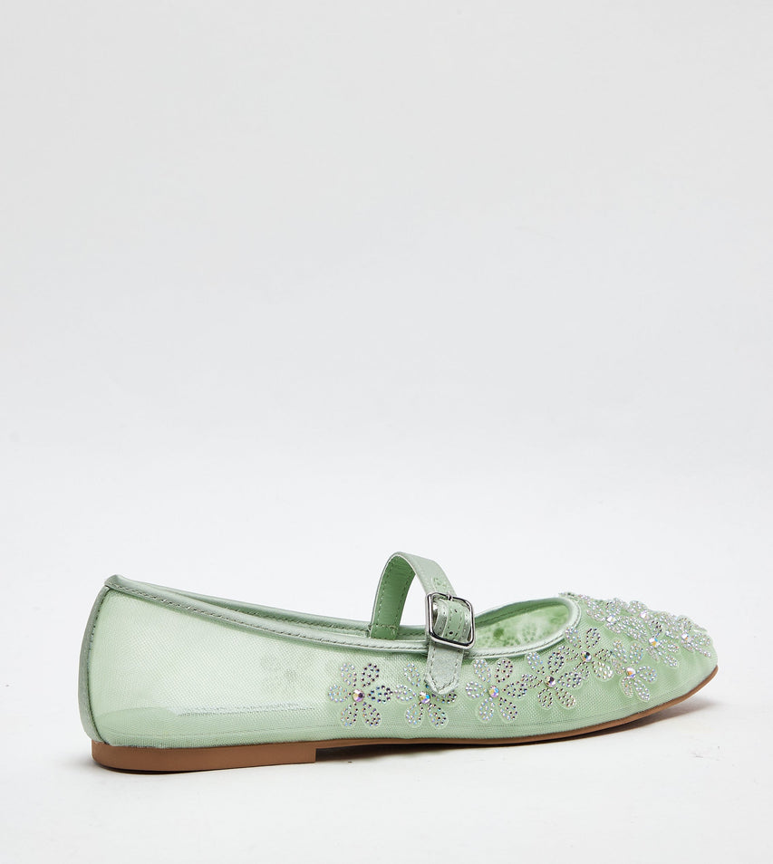 Wildlife Women's Green Ballet Flats - view 4