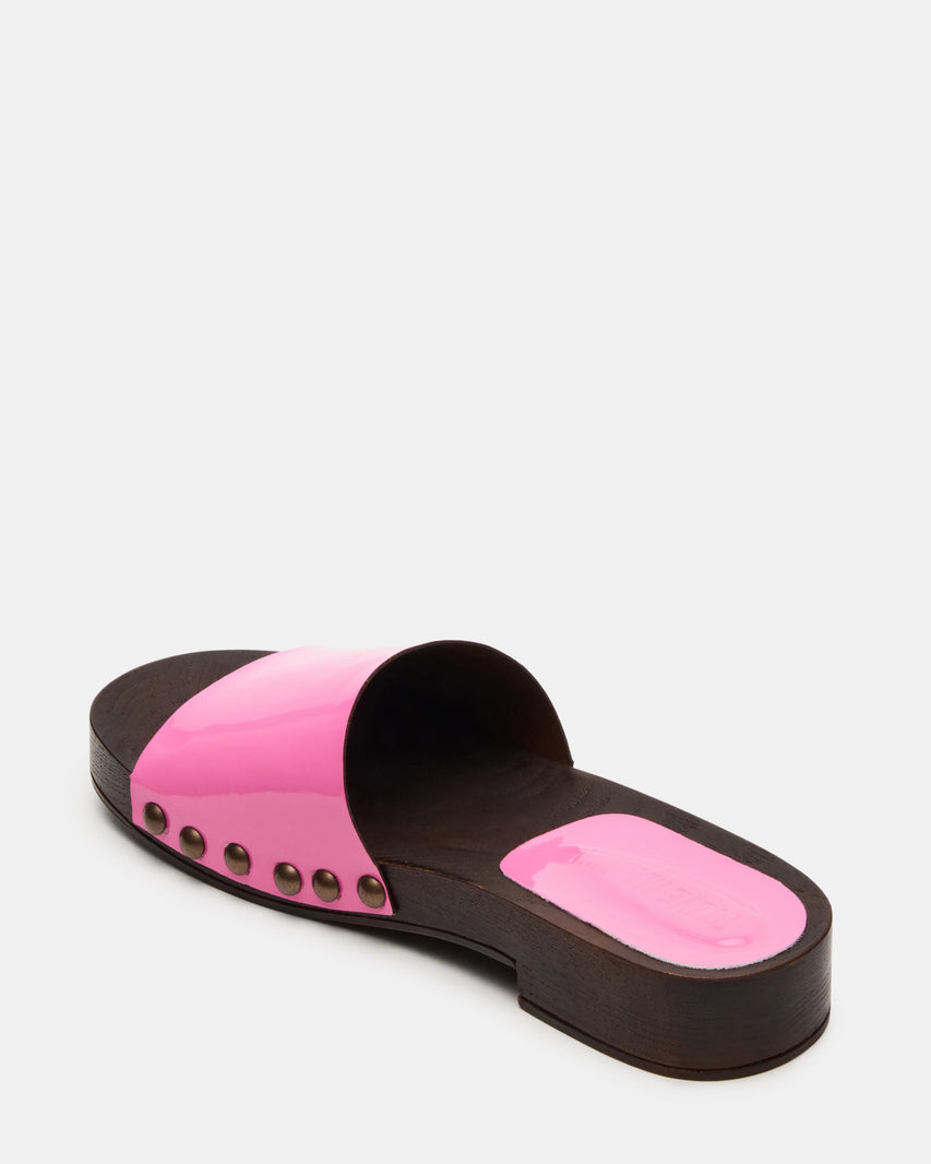 Cento Women's Pink Patent Flat Sandals - view 3