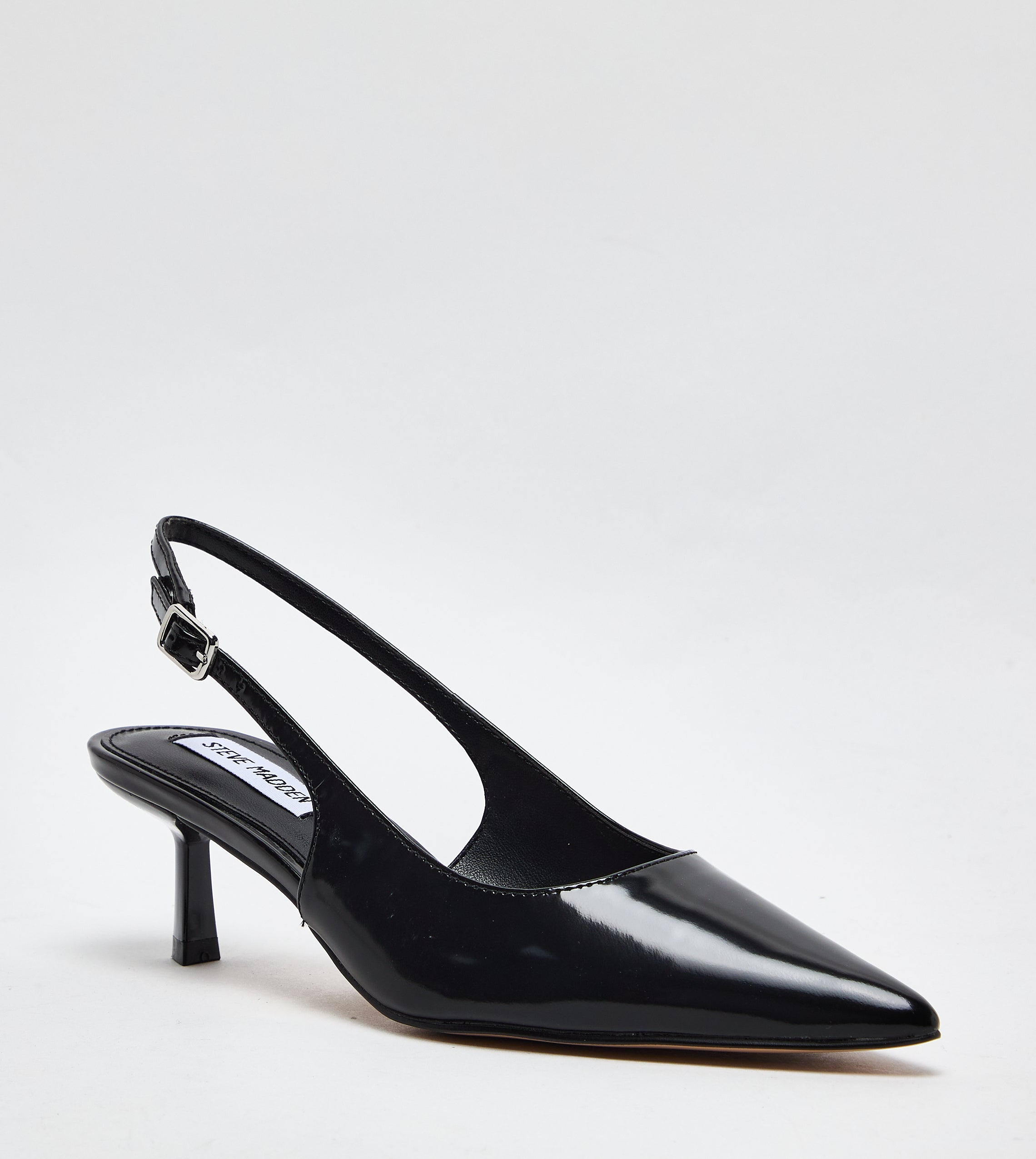 Korra Women's Black Box Leather Mules