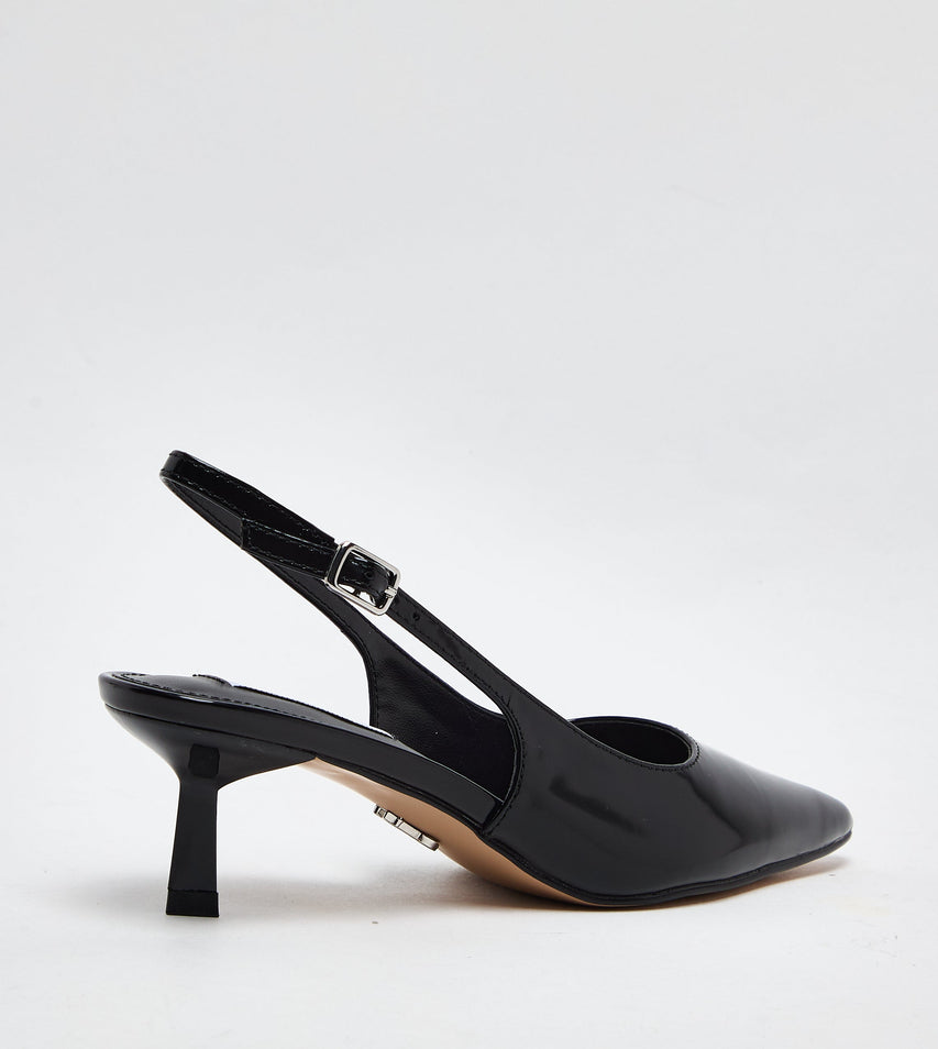 Korra Women's Black Box Leather Mules - view 2