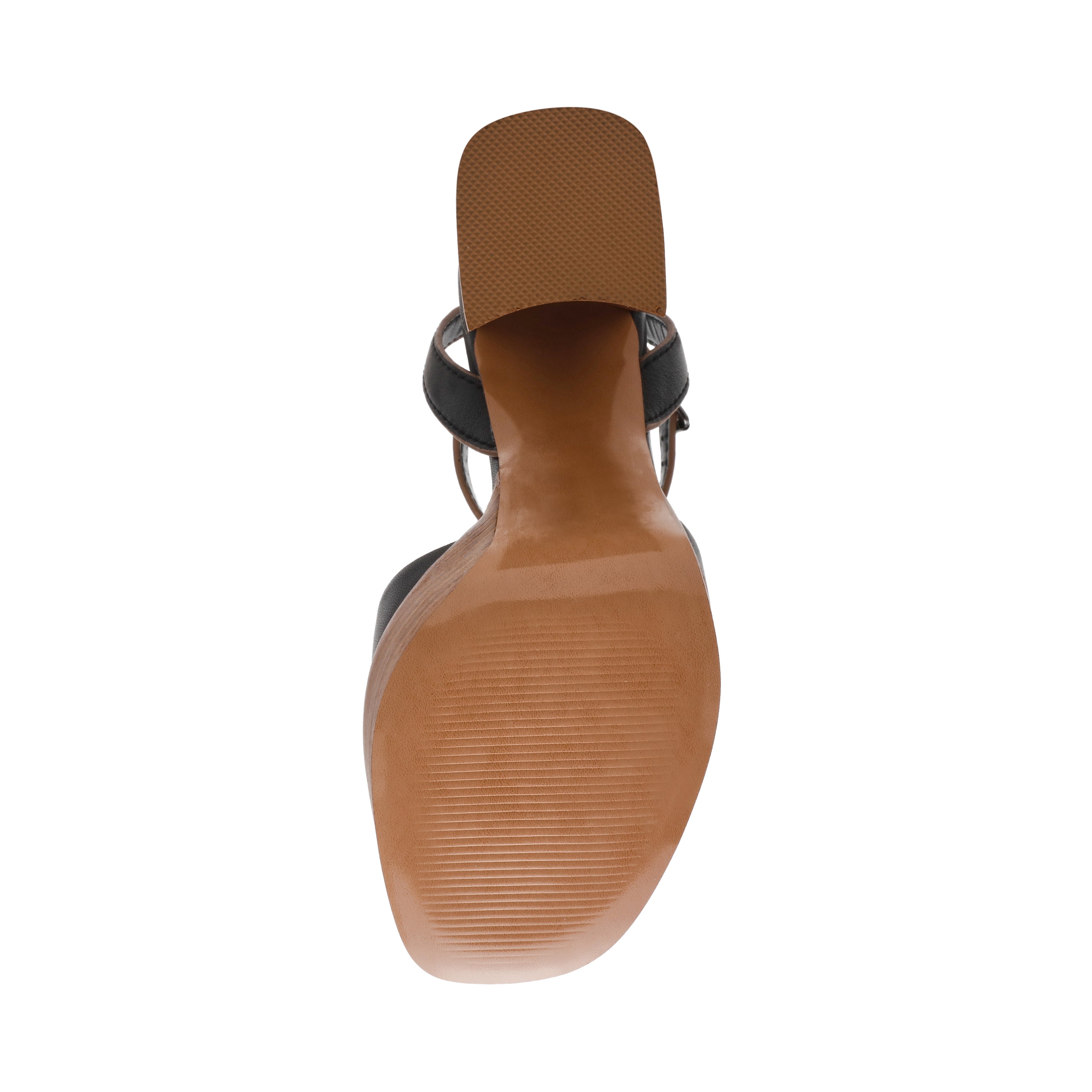 Floria Women's Black Leather Heels - view 5