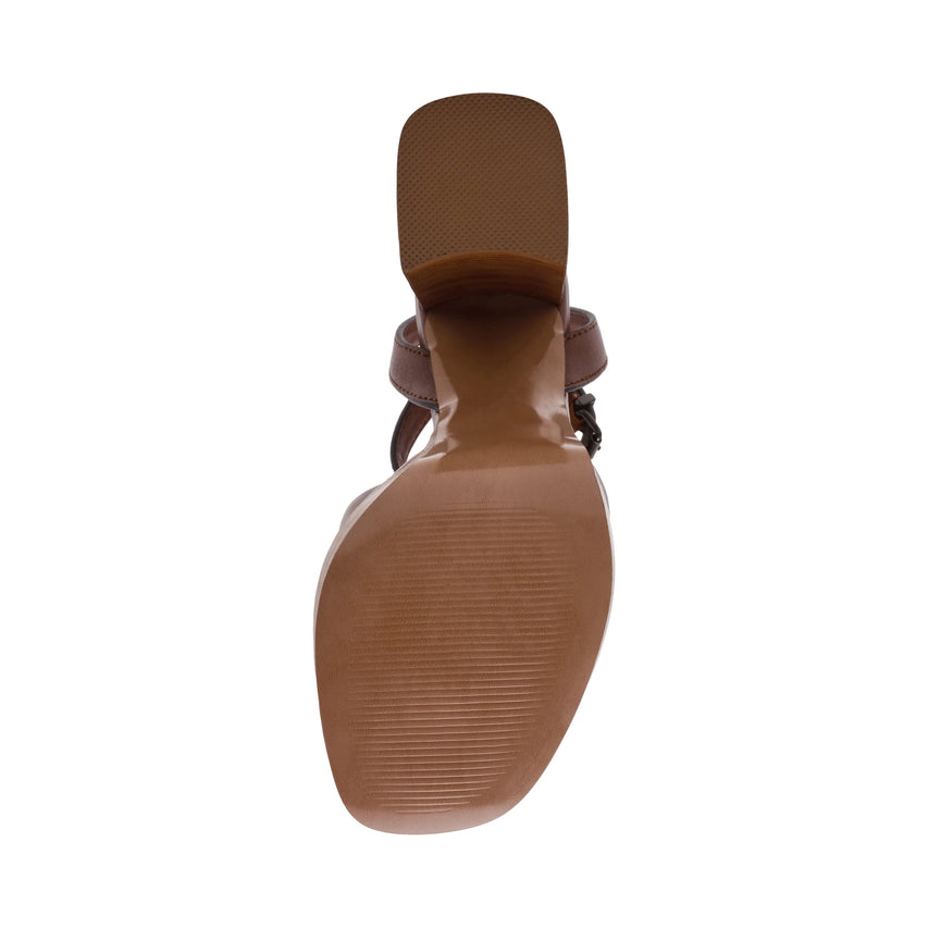 Floria Women's Brown Leather Heels - view 6