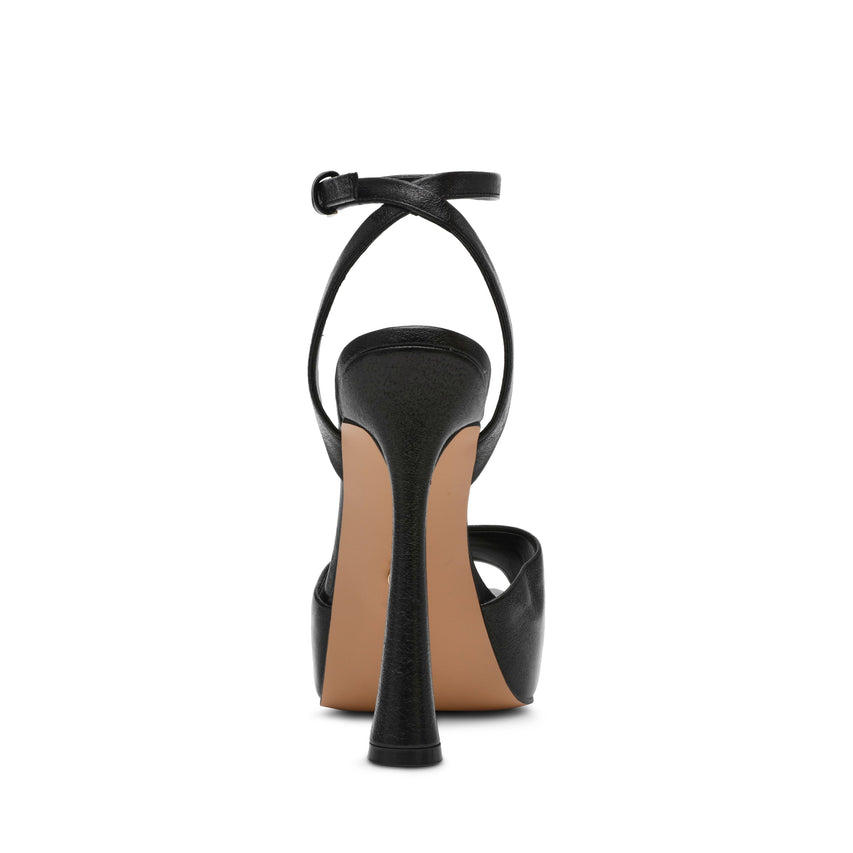 Sass Women's Black Leather Platforms Heels - view 4