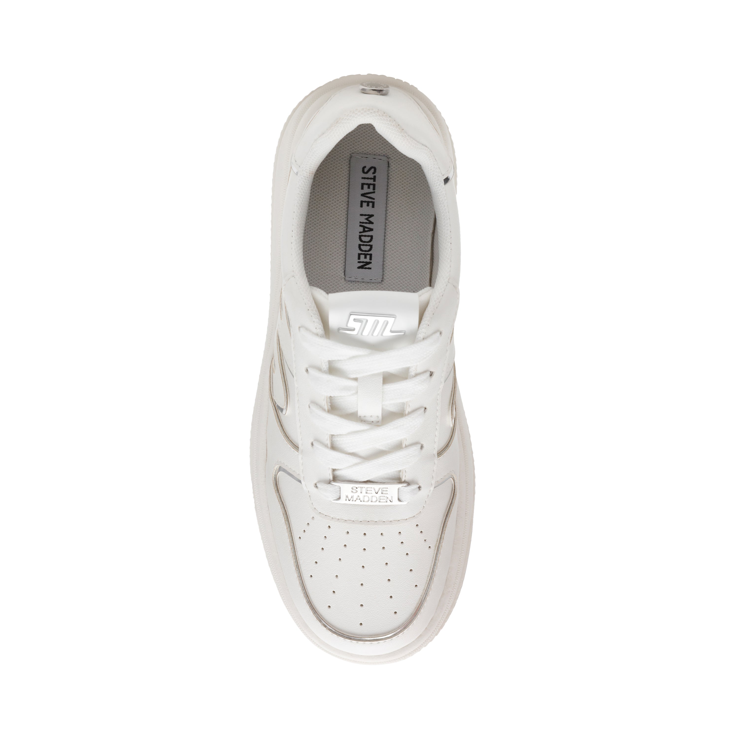 Dynamo Women's White/Silver Sneakers - view 4