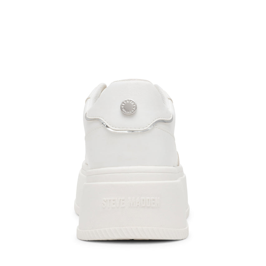 Dynamo Women's White/Silver Sneakers - view 3