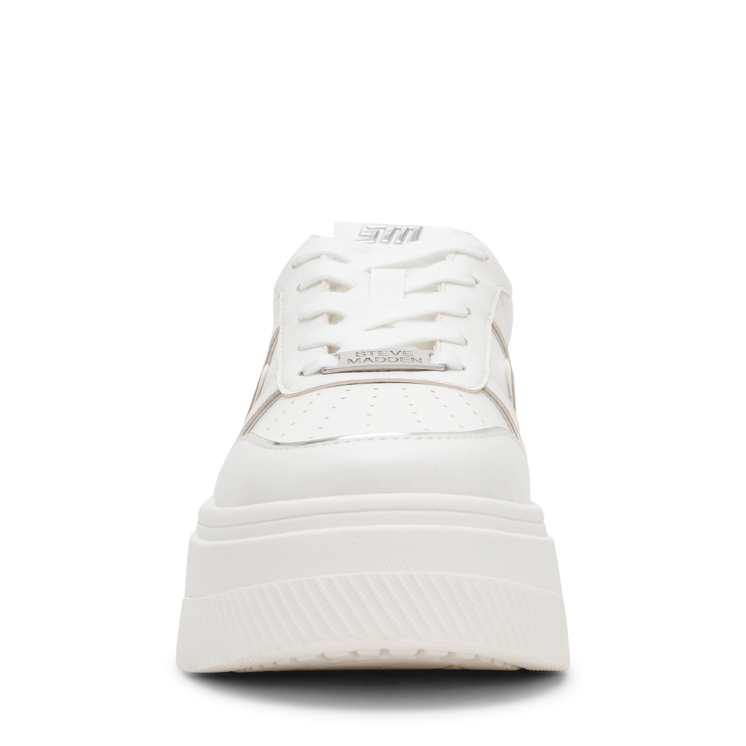 Dynamo Women's White/Silver Sneakers - view 2