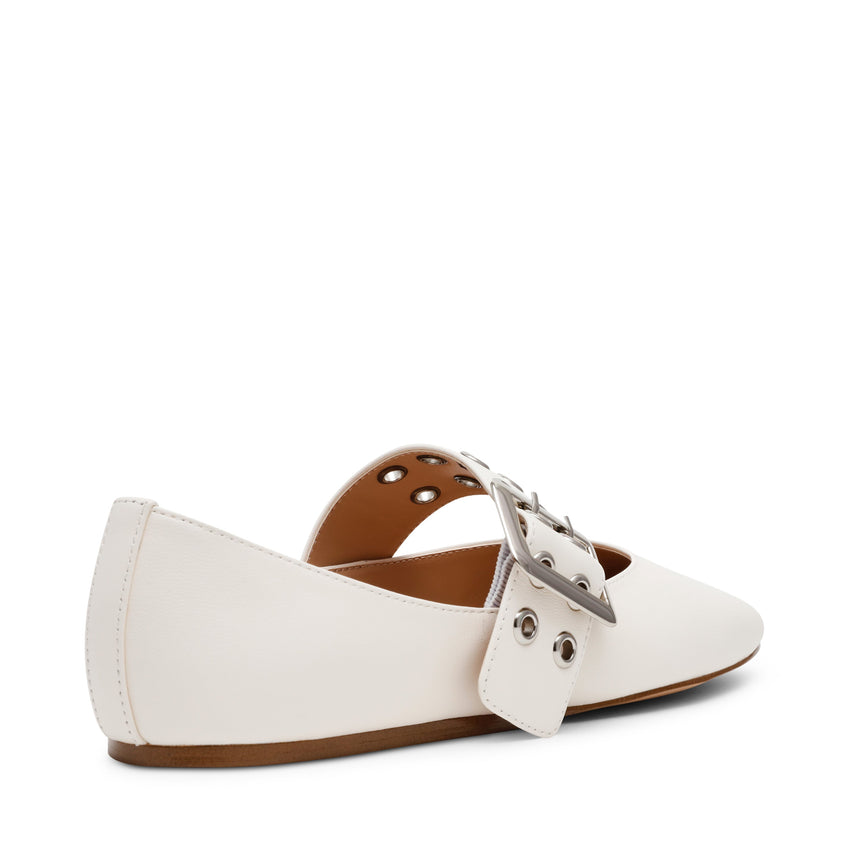 Atlantica Women's Ivory Leather Ballerinas - view 2