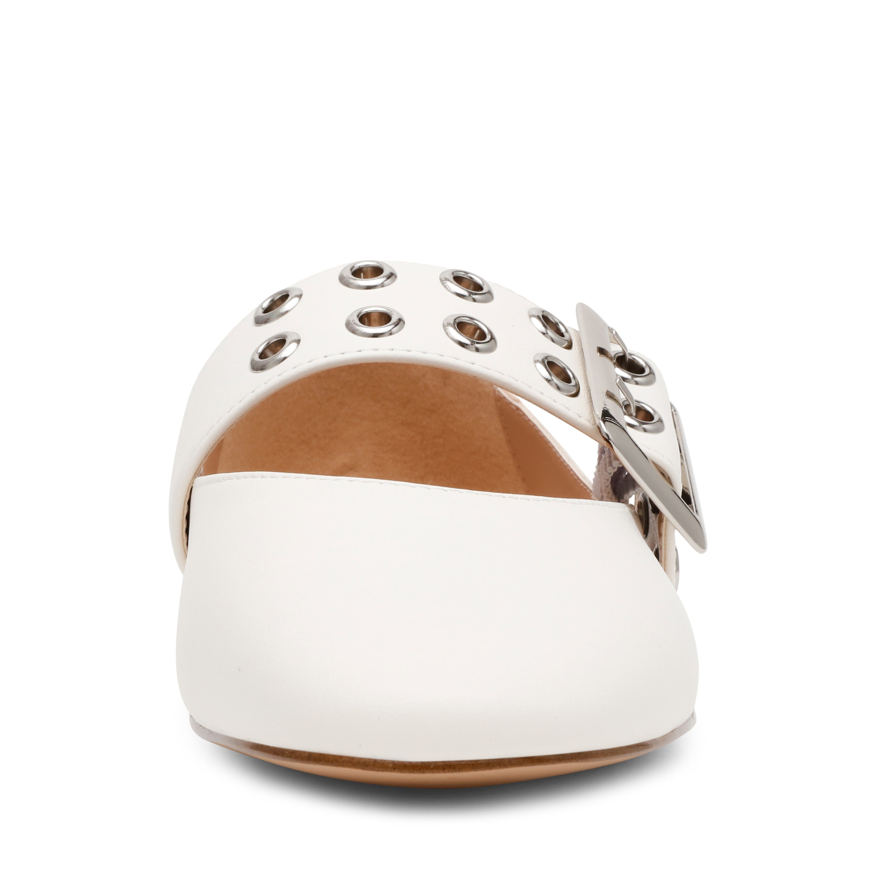 Atlantica Women's Ivory Leather Ballerinas - view 5