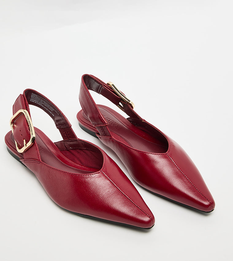 Sianna Women's Red Leather Heels - view 5
