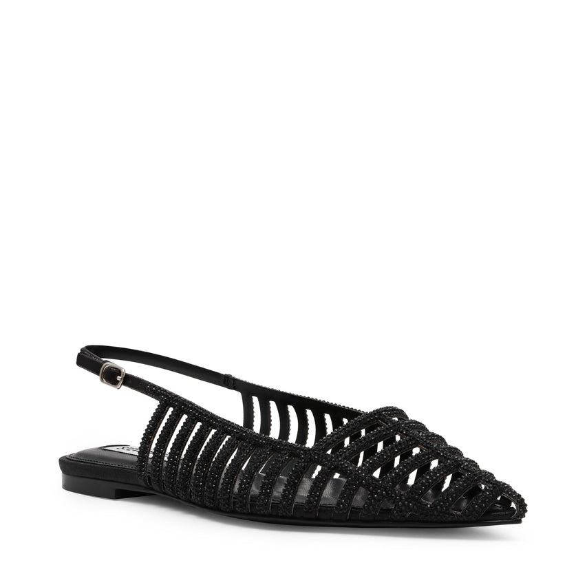Lullaby Women's Black Flat Sandals