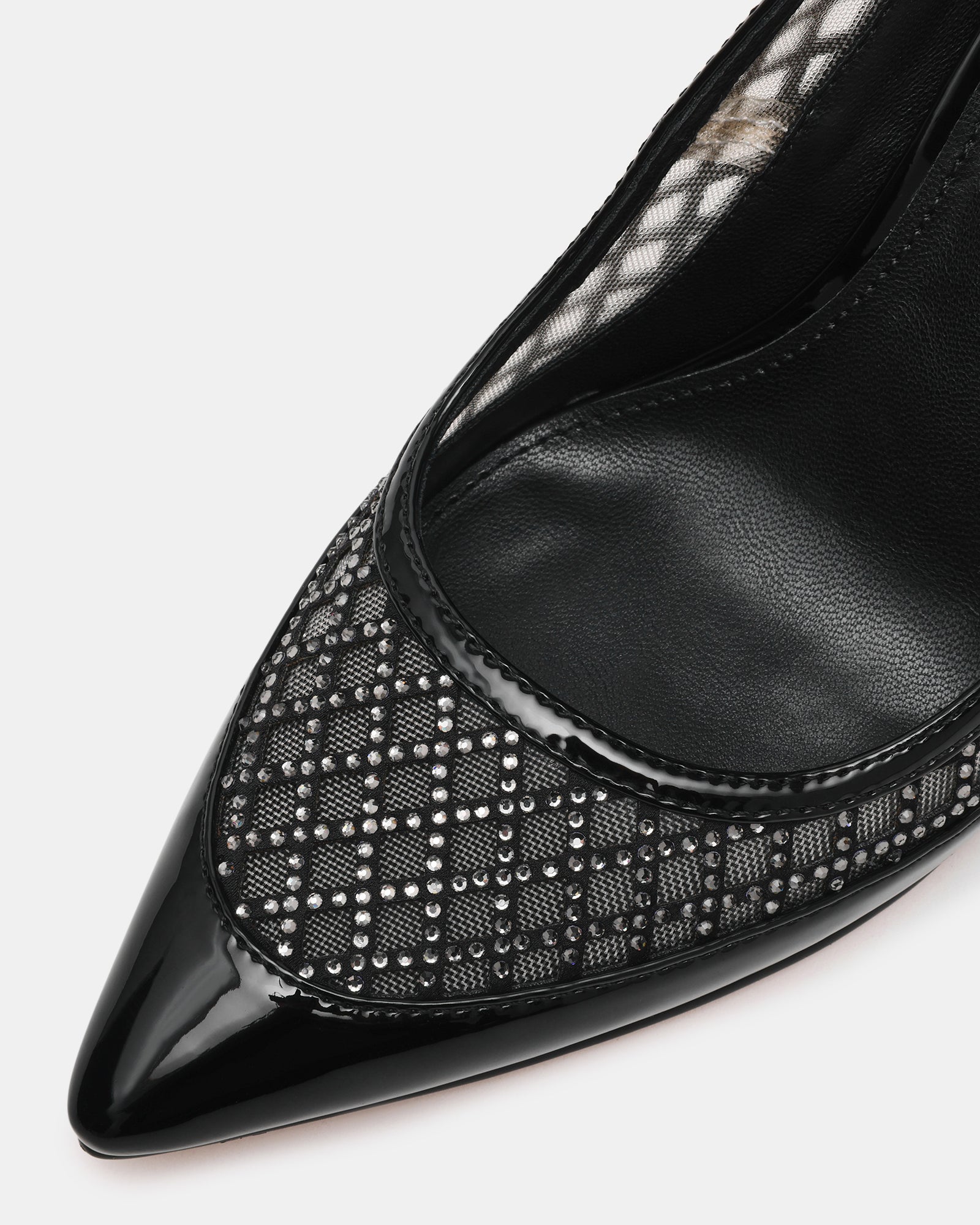 Saxxon Women's Black Patent Sandals - view 3
